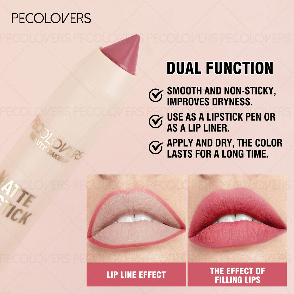 Multi Lipliner Plump Charming Lips Waterproof Sweat Resistant Qme