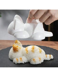 Cat Shaped Sushi Mouldsushi Mold Creative Rice Ball Maker Portable Qme 1 pc