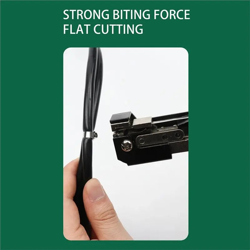 A02F-For Efficient Metal Cable Management Tool-Stainless Steel Cable Tie Tensioning Plier Qme