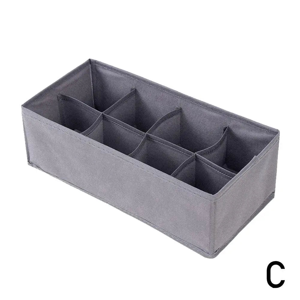 Underwear Storage Box Clothes Ties Organizer Large Capacity Multifunction Socks Pants Storage Box Space-saving Foldable Case Qme C