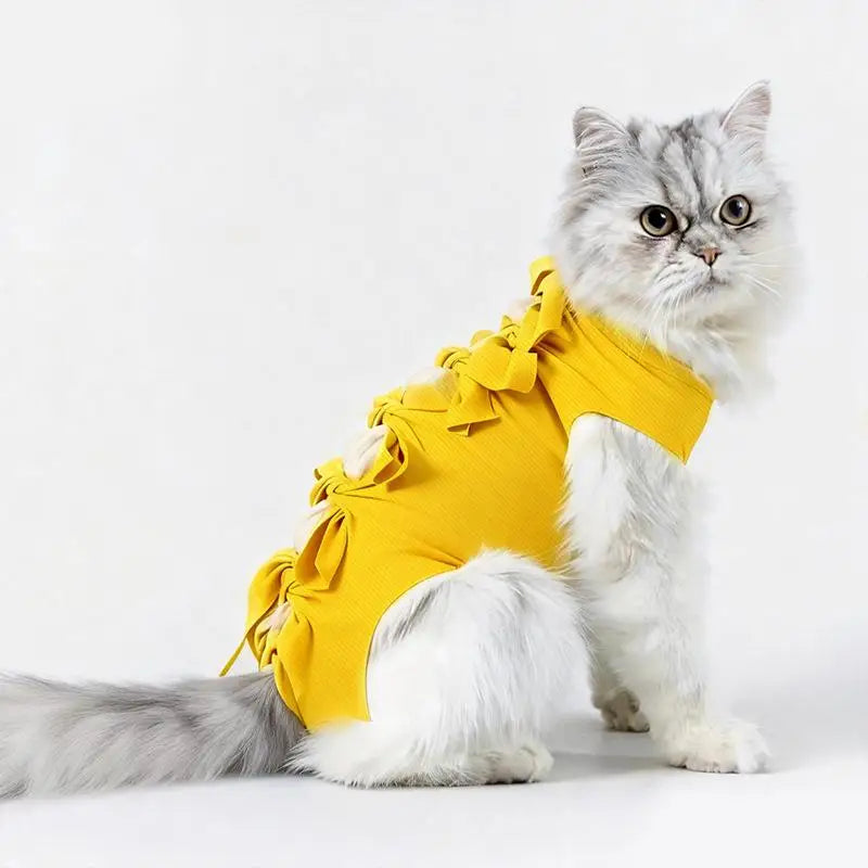 Postoperative Recovery Anti Licking Clothing Adjustable Cat Wound Qme A M