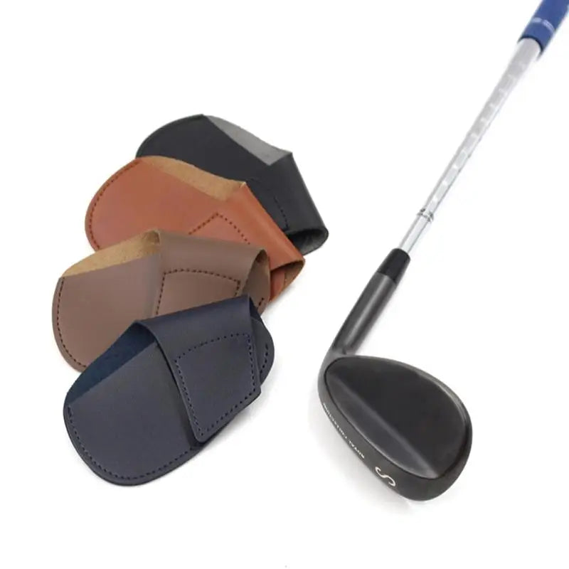 Golf Head Cover Universal PU Club Iron Sleeve Putter Protector Wedges Qme