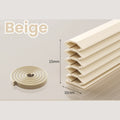 6M Door Sealing Strip Anti-theft Door Windproof Self-adhesive Sound Insulation Strip Window Gap Filling Dust-proof Sealing Strip Qme Beige 6M