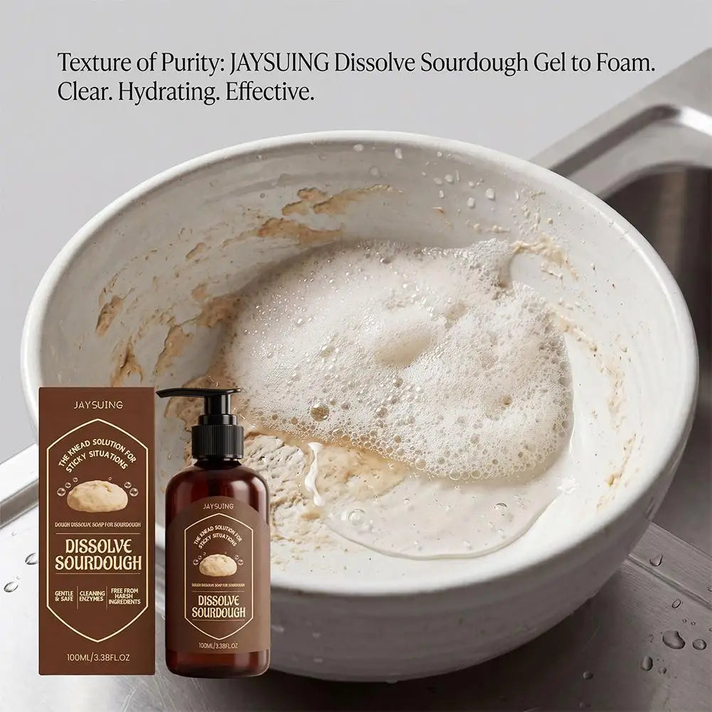 Dough Cleaner Removes Stubborn Reduces Need Scrubbing Soaking Kitchen Qme