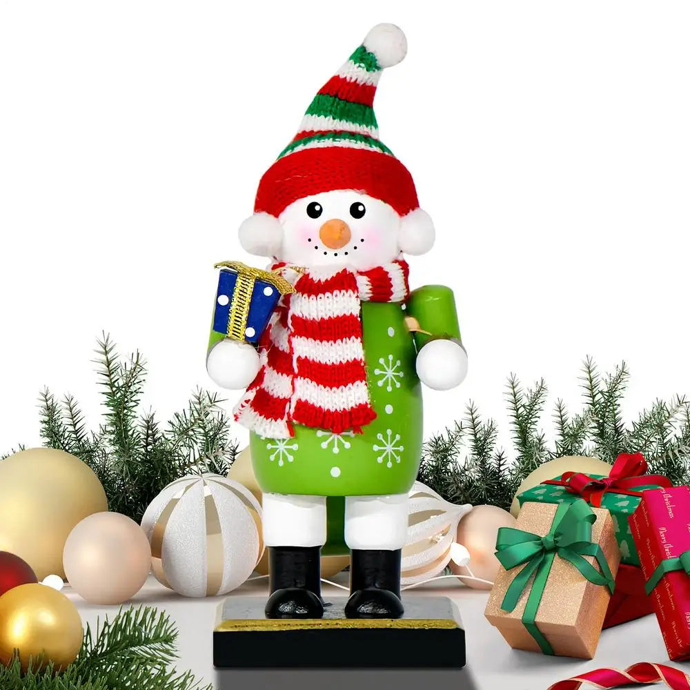 Christmas Figurines Wooden Nutcracker Tabletop Statues Christmas Decor Party Statues Table Centerpiece For Adults Children's Day Qme C China Mainland