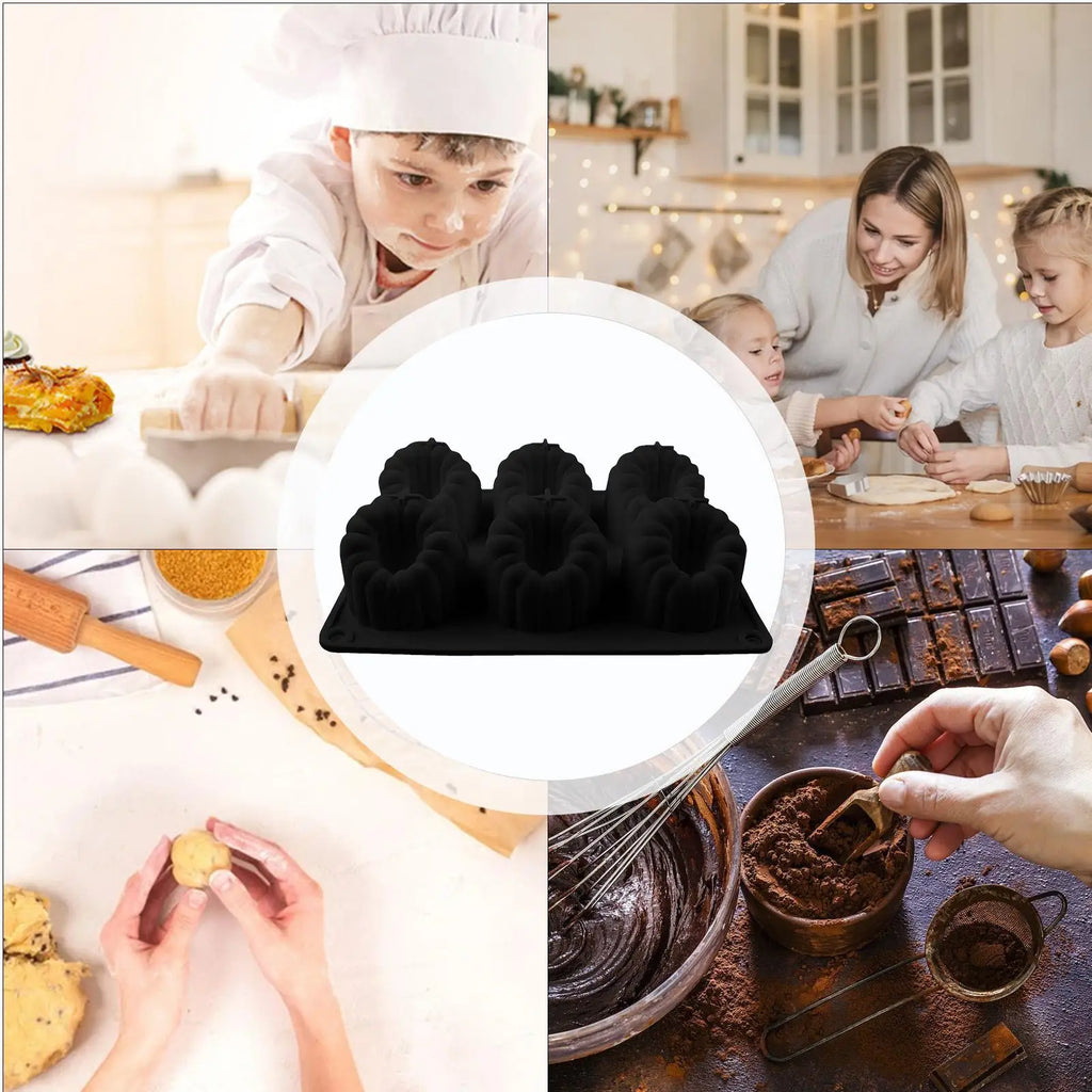 Raspberry Mold 3D Raspberry Shape Cake Decoration Mould 6 Cavity Fruit Pastry Molds for Home Kitchen Baking Pastry Bakery Qme