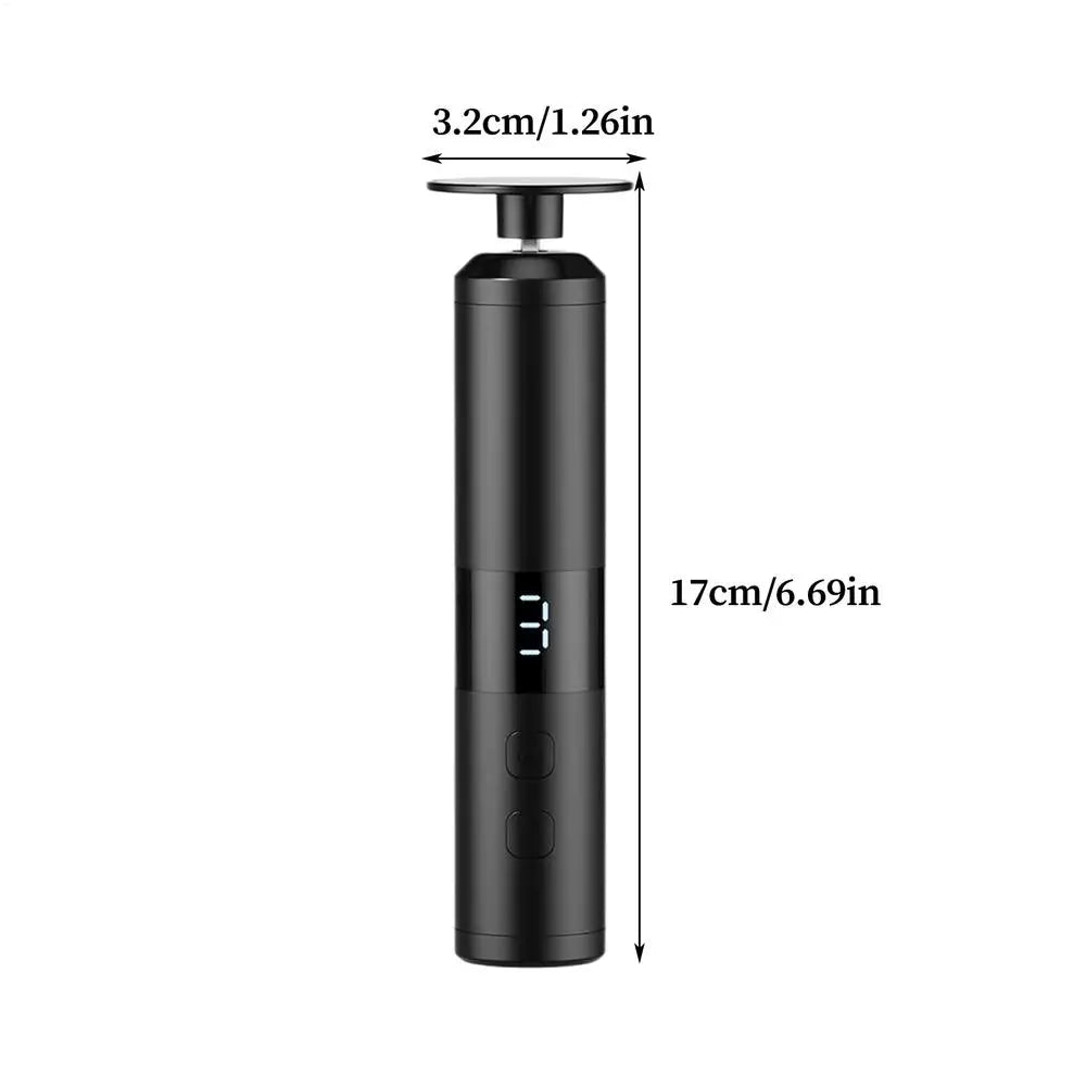 Electric Foot File Polisher Machine Dead Skin Remover Callus Foot Grinding Trimmer Foot Care Tool Scrubber Foot Grinder Qme CN Black