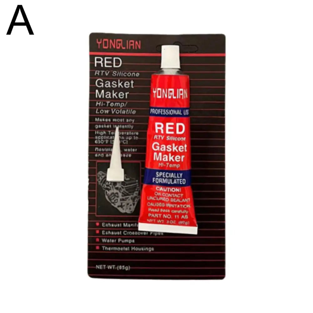 Automotive Engine Sealant Silicone Gasket Maker Waterproof Red Qme A 85g