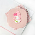 Hello Kitty Kuromi Jewelry Box, Portable Home Makeup Case, Student Bangs Comb and Folding Mirror Comb Storage Box Qme 1