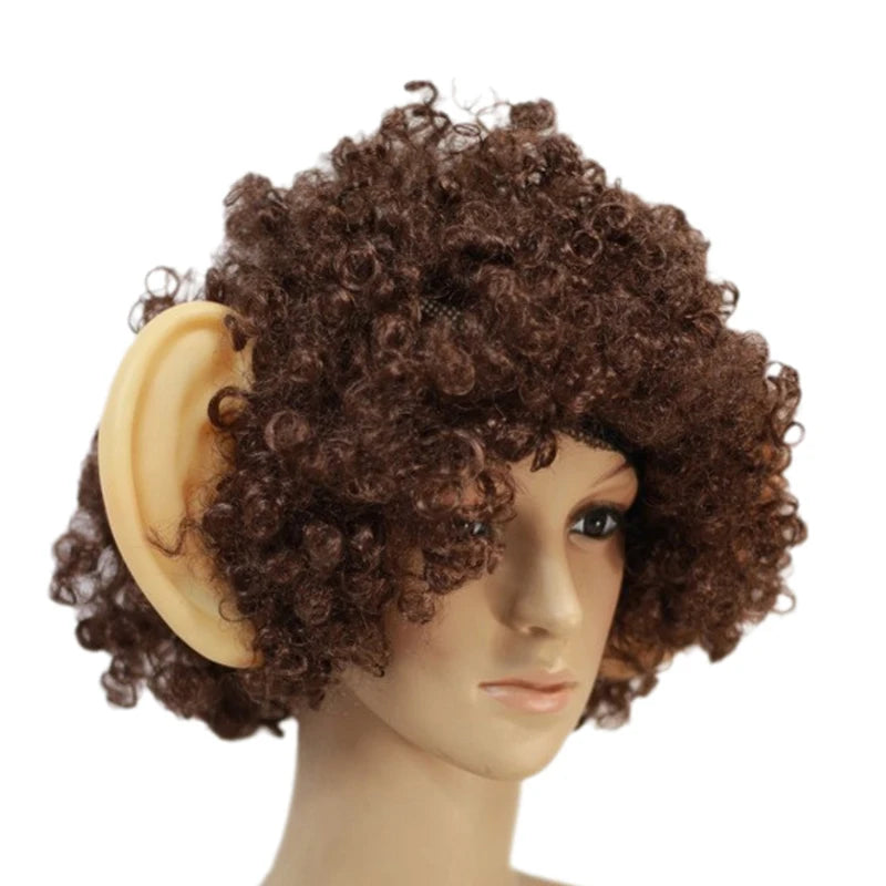 Cute Vinyl Large-ear Headband Christmas Simulated Ear Prop Carnival Qme