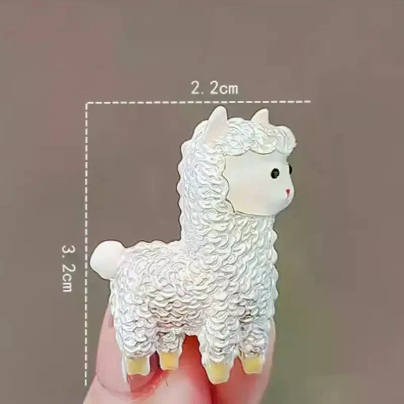 Cartoon Alpaca Shaped Brooches Women Men Zodiac Sheep Animal Weddings Party Brooch Pins Gifts Qme