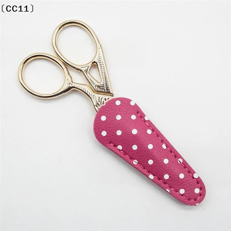 Creative Scissors Sheath Covers Protector PU Leather Tip Qme