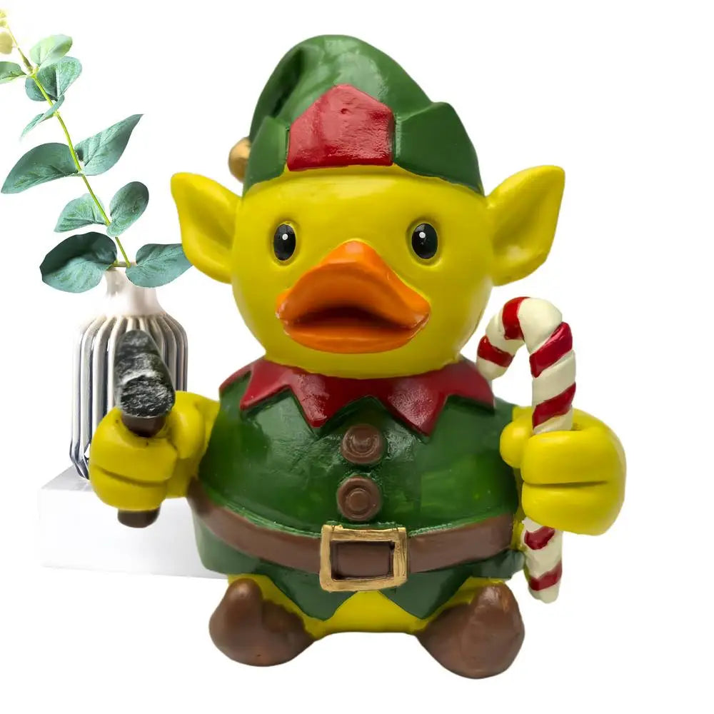 Duck Garden Statue Resin Christmas Art Decoration Animal Collectible Qme C China Mainland