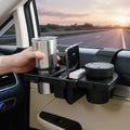 Portable Car Door Cup Holder Window Multifunctional Storage Organizer Qme Default Title