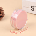 Pink Mini Air Cushion Foundation DIY Box Empty Puff Mirror Makeup Qme onesize