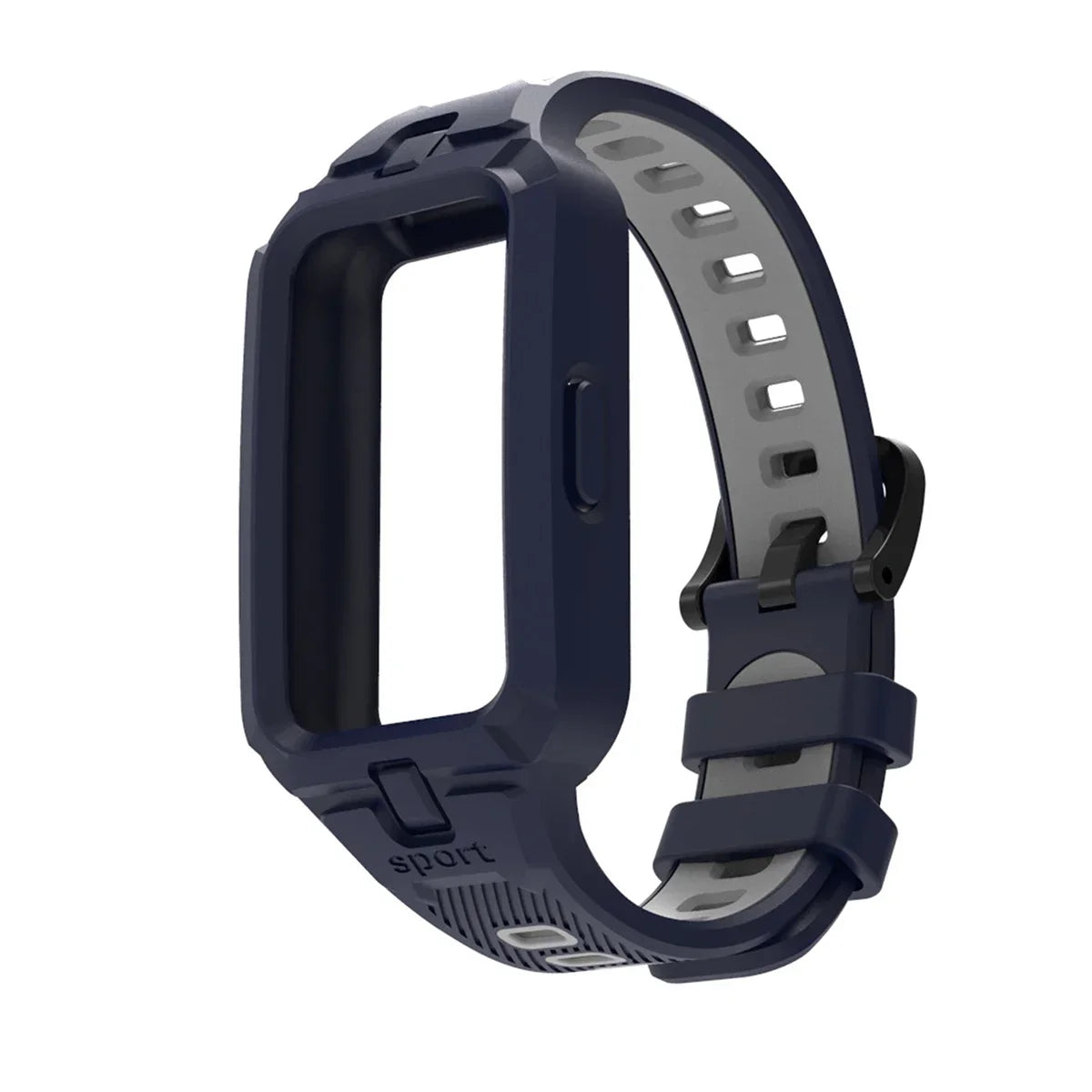 Silicone Strap for Huawei Band 9 8 7 6 Smart Watch Replacement Bracelet Sport Breathable Straps for Huawei Band9 Qme MU Grey For Honor band 6