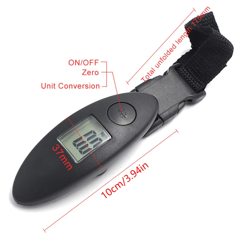Electronic Pocket Scale Portable Luggage Precision Travel Digital Qme