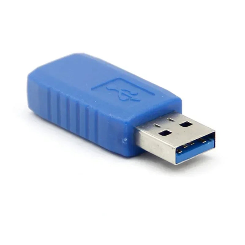 Standard USB 3.0 Connector Extender Type A Male To Female Adapter USB3.0 AM To AF Coupler Converter for Laptop PC Blue Qme