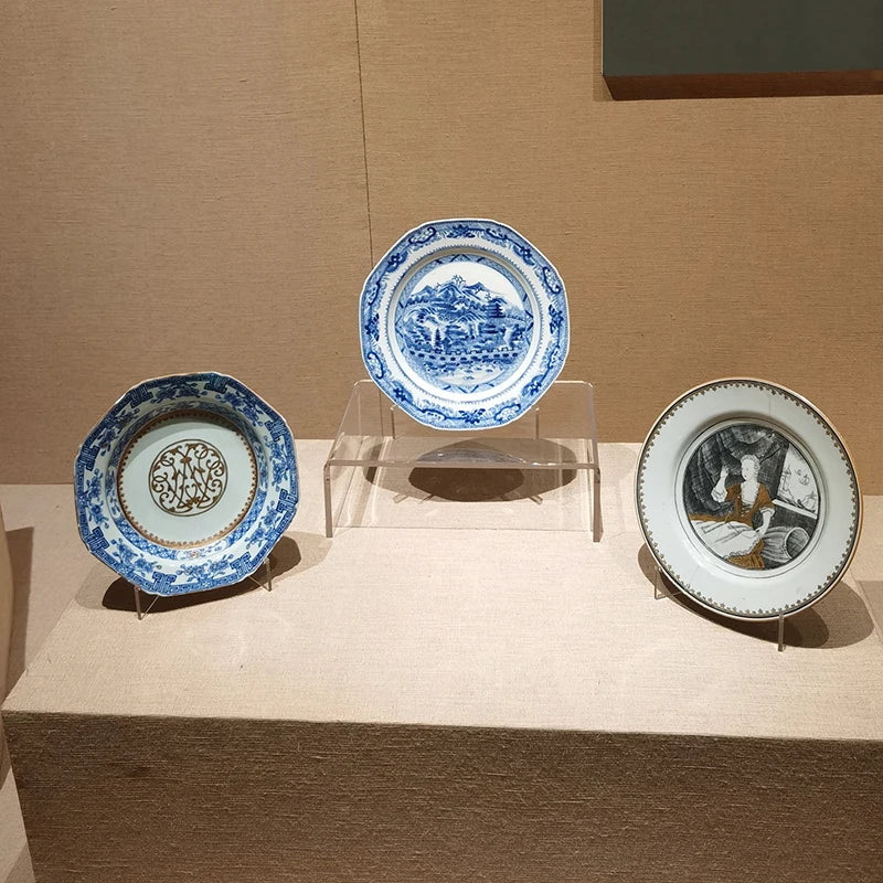 Painting Collection Artwork Display Holder Plates Bowls Rack Easel Qme