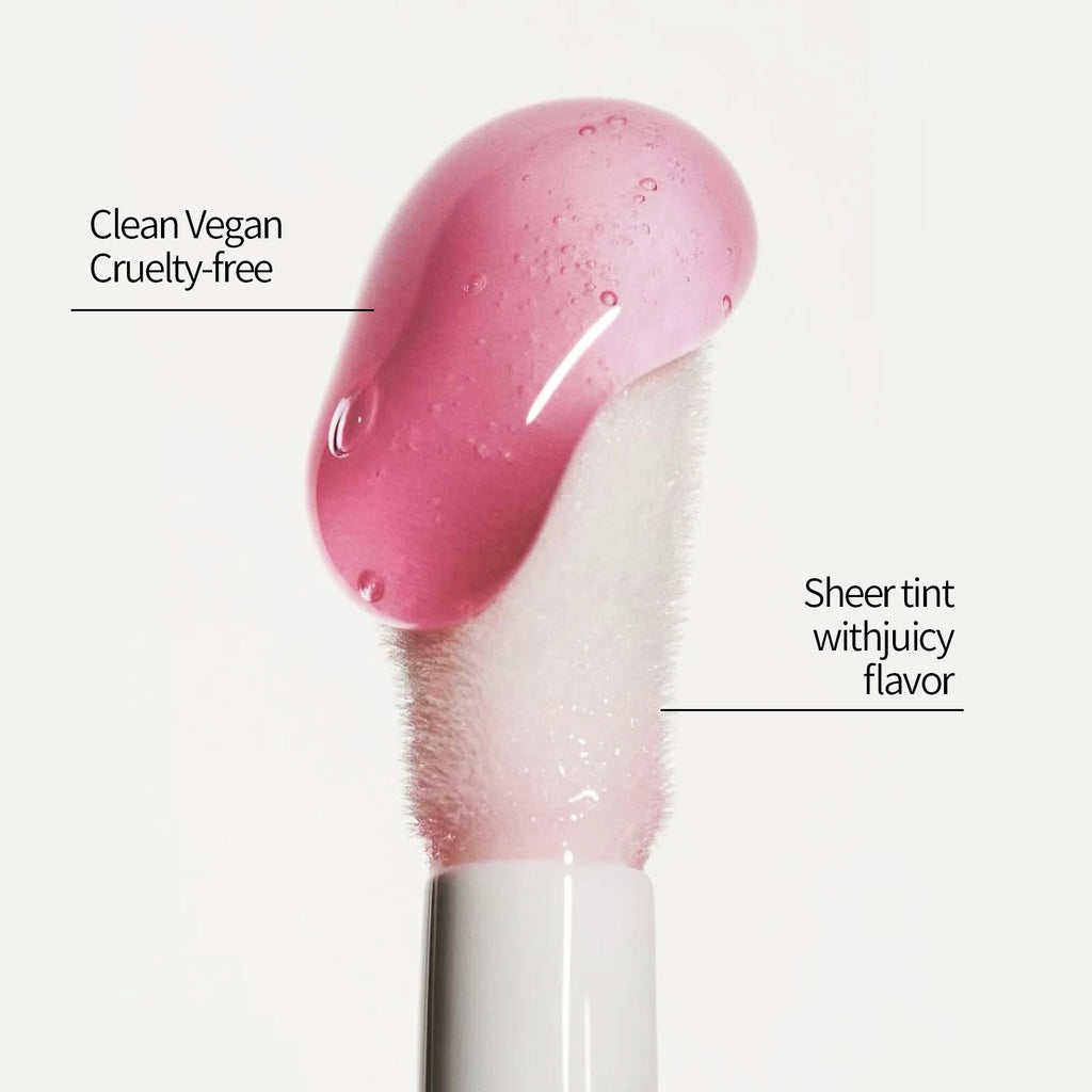 Black Brin Jelly Lip Oil Moisturizing Lip Gloss Lip Plumper Color Changing Nutritious Transparent Cherry Mineral LipOil Tinted Qme