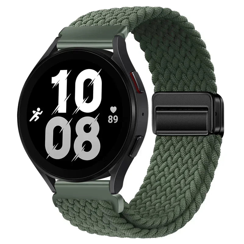 Nylon Strap Huawei Watch 4 GT4 2 3 Amazfit GTR Magnetic Breathable