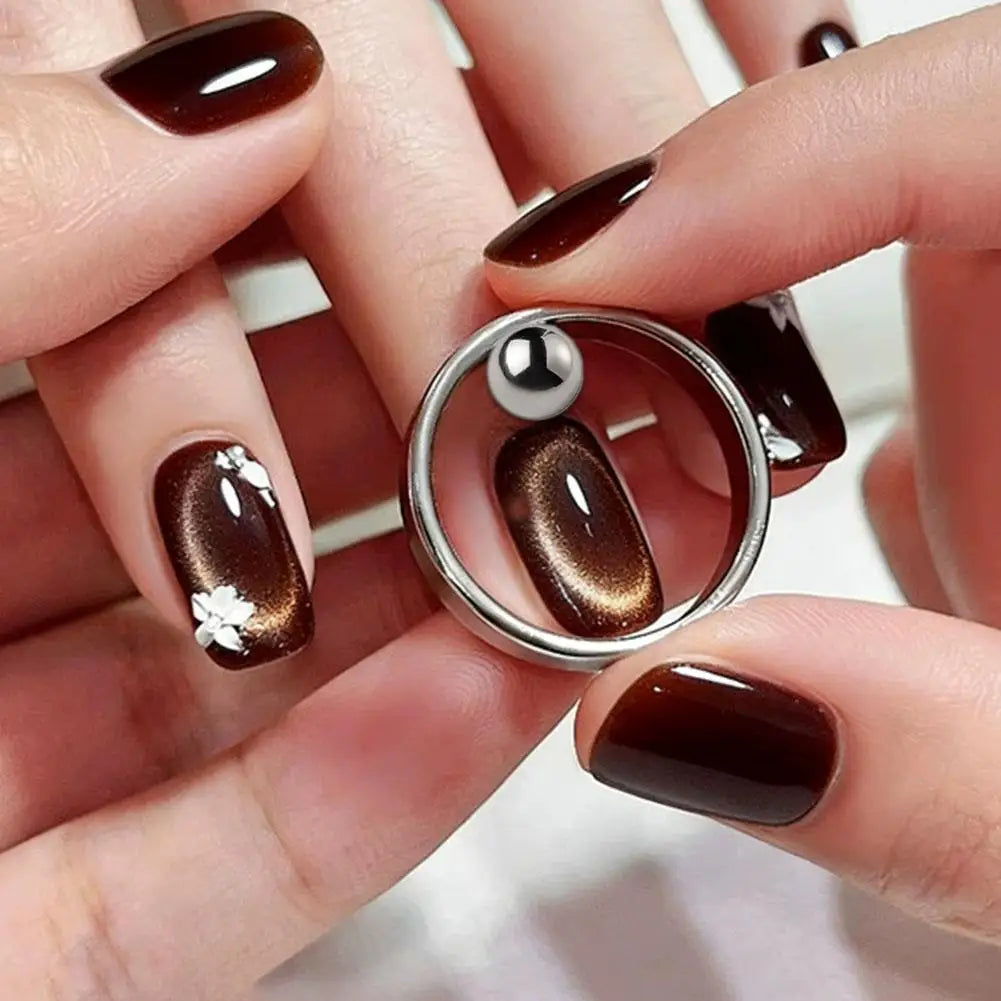 Cat Eye Nail Magnet Nails French Tool Effect Perfect DIY Salon Qme