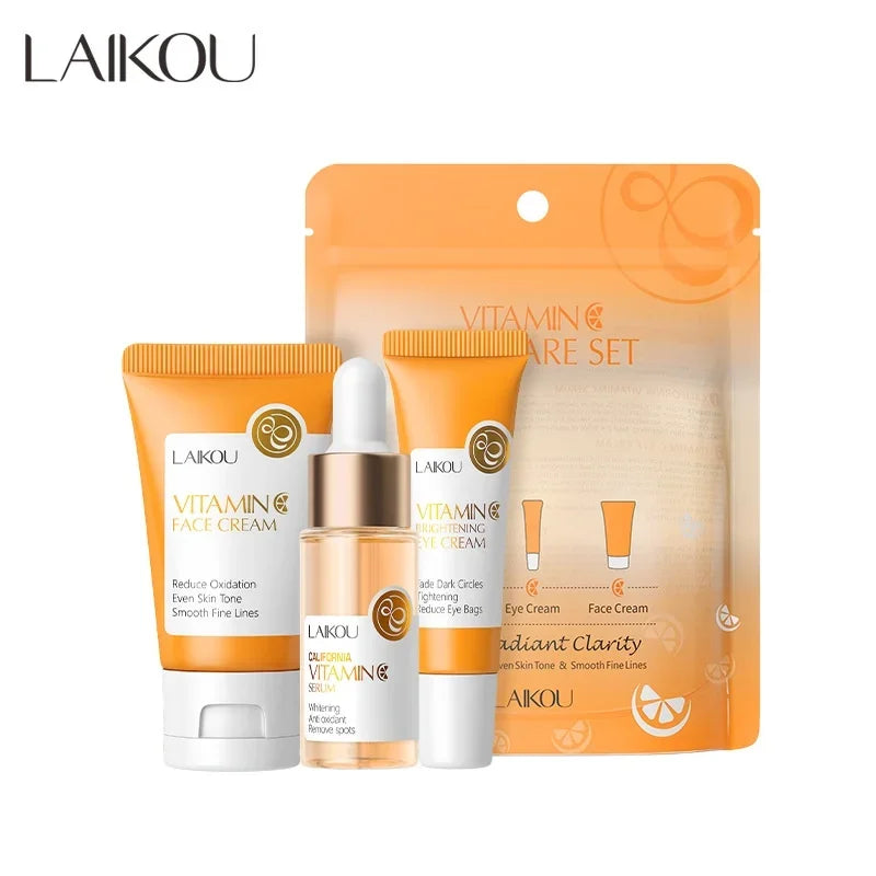 LAIKOU Vitamin C Facial Hydrating Moisturizing Whitening Brightening Qme Vitamin C