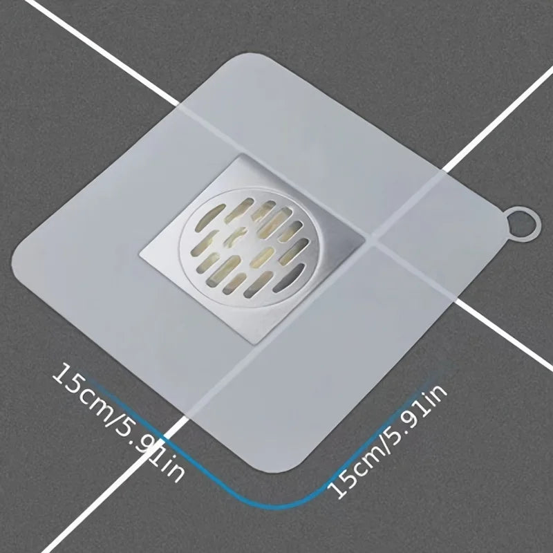 Bathroom Silicone Floor Drain Cover Anti-fouling Function Kitchen Pad Qme