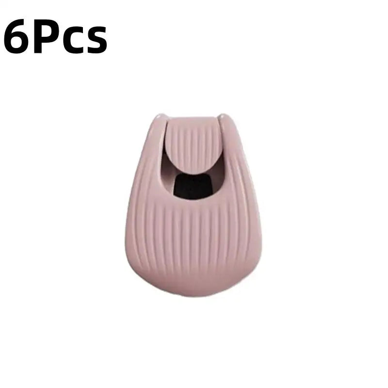 2 4 Fishing Rod Holder Fixer Clip Pole Compact Design Qme 6Pcs Pink