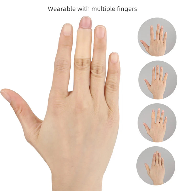 Finger Soothing Comfort Soft Bandage Breathable Silicone Protective Qme