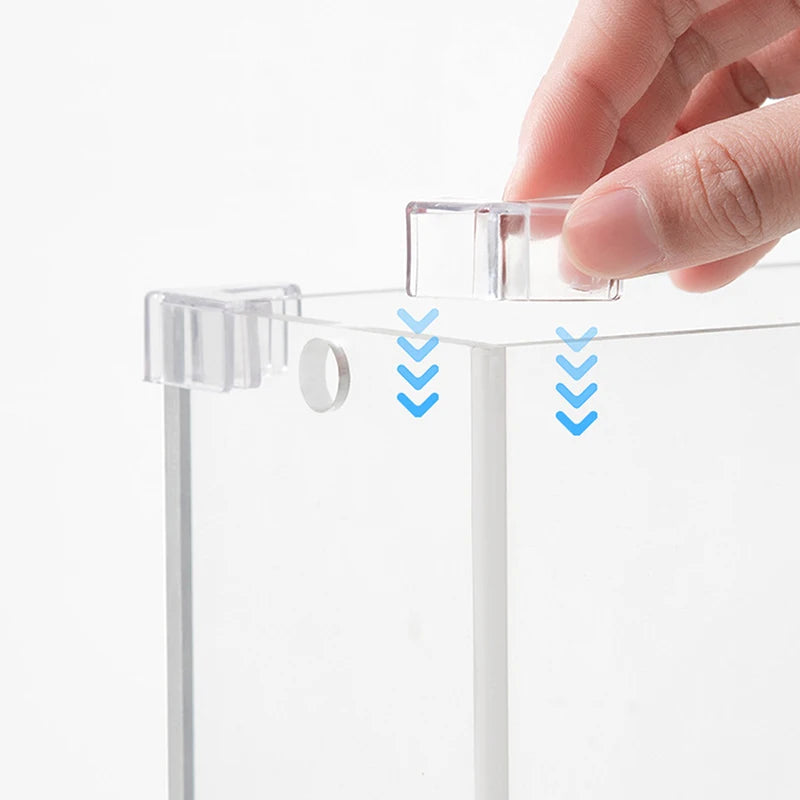 Adhesive Protective Cover Aquarium Accessories Silicone Transparent Qme