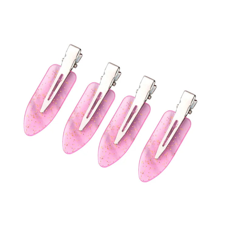 Traceless Hair Clip Cream Glue Side Girl Korean Simple Duckbill Fairy Qme 4pcs G