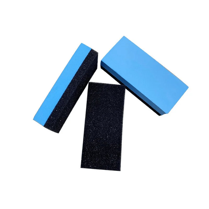 Mini Plated Sponge Applicator Pads - Non-Scratch Soft Polyurethane+ Paint Polish & Wax for Car Detailing, Paint, Qme