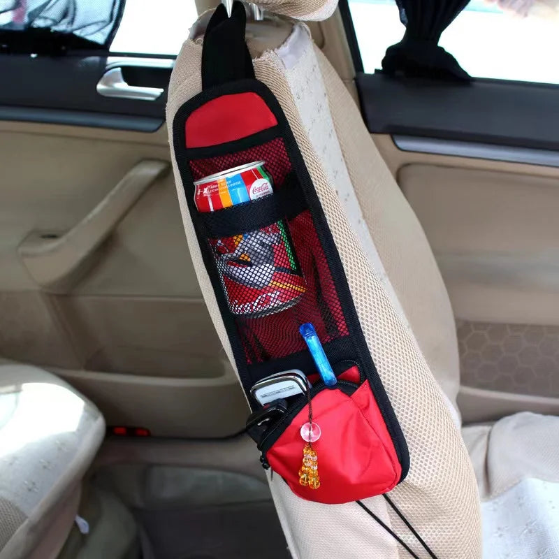 Maximize Your Car's Storage Space with Our Versatile Car Seat Side Hanging Bag Qme