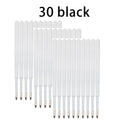 10-20pcs 0.7MM Ballpoint Pen Plastic G2 Refills Blue/Black Ink for Pens Writting Parts Office Stationery Qme 30 black