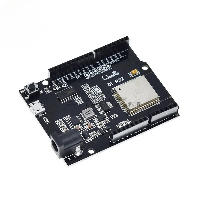 2pcs ESP32 for Wemos D1 Mini for Arduino R3 D1 R32 WIFI Wireless Bluetooth Development Board CH340 4M Memory One Smart Qme