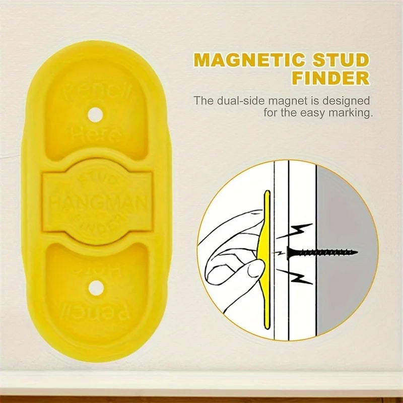 Accurately Locate Studs & Screws Instantly with this Magnetic Stud Finder! Qme