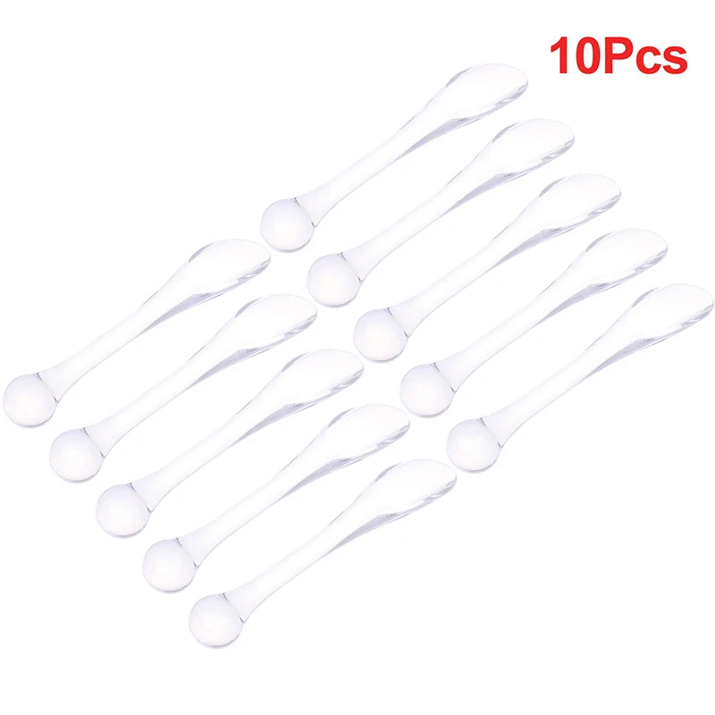 1 5 Eye Cream Applicator Roller-tip Spoon Facial Massage Anti-wrinkle Qme 10Pcs Transparent