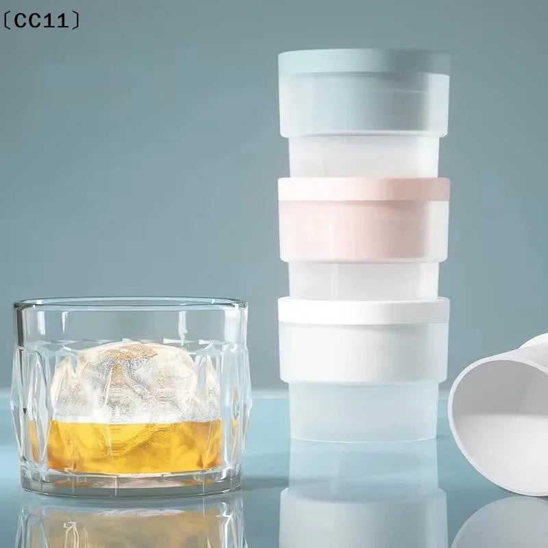 Ice Maker Food Grade Sphere Mold Stackable Slow Melting DIY Ball Qme
