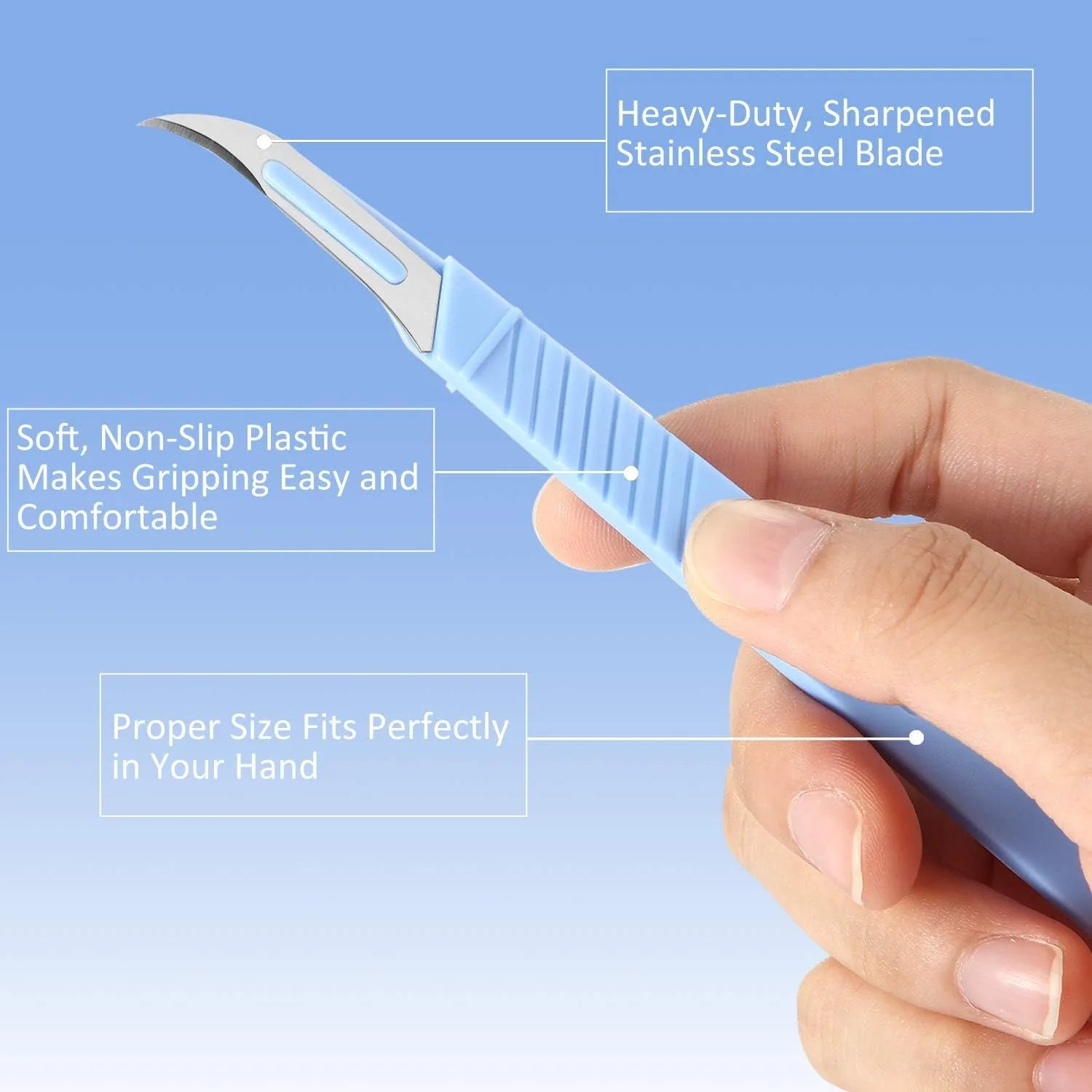 5 pieces of blue sewing tear machine kit, including thread tear machine, suture tear machine, and scissors for removing stitches Qme