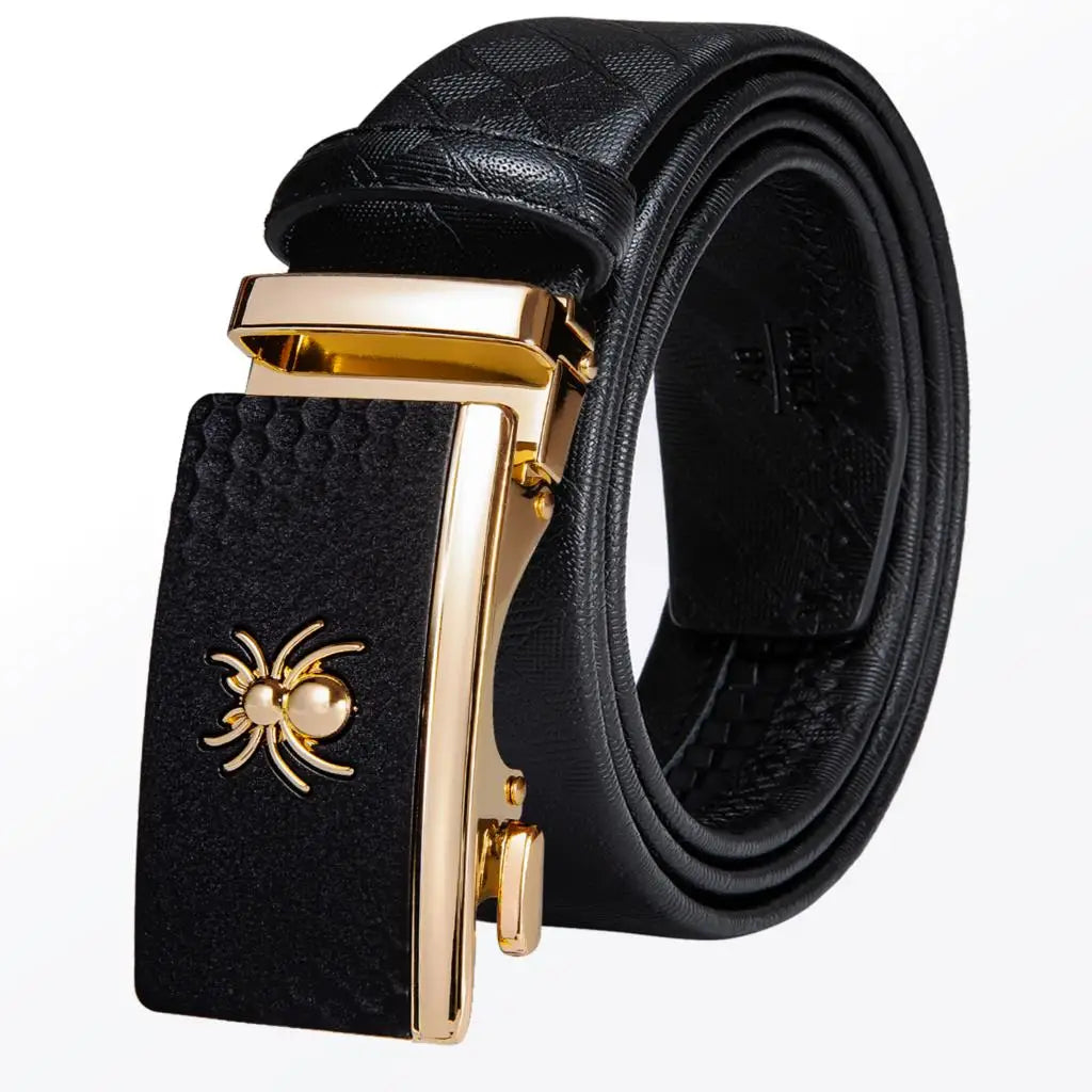 Luxury Leather Men's Belt Men 2020 Fashion Designer Buckle Automatic Qme 2066 130cm