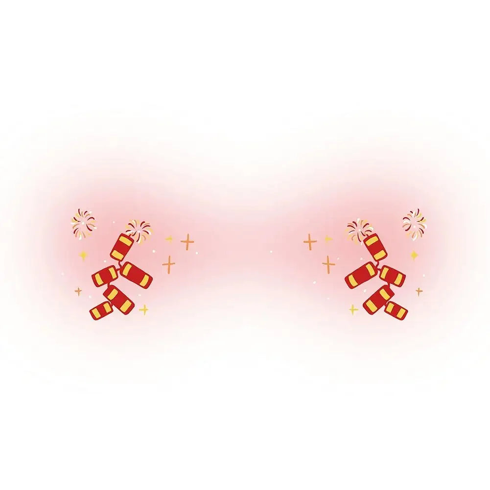 2026 Year Face Decals Easy-apply Festive Makeup Stickers Parties