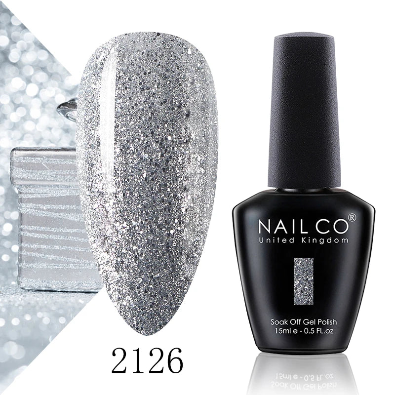 NAILCO 131 Colors Nail Gel Polish Off LED Semi Permanant Art Hybrid