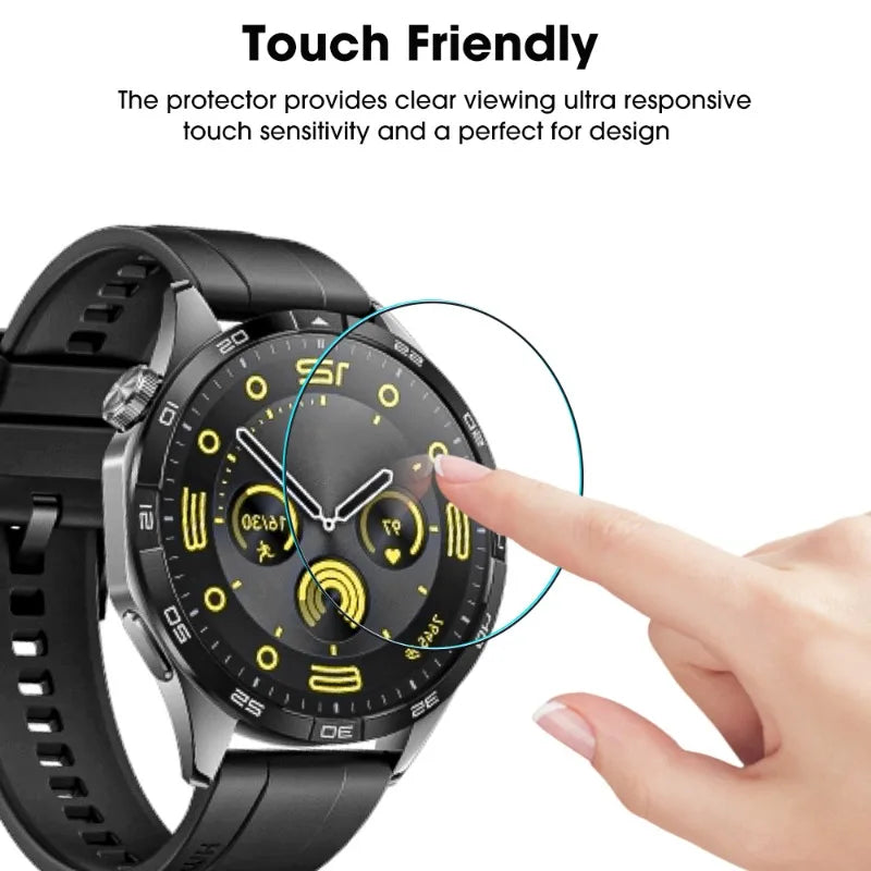 2.5D Screen Protector for Huawei Watch GT4 41mm / 46mm Tempered Glass Protection for Huawei Watch GT 4 Anti-Scratch Glass Film Qme