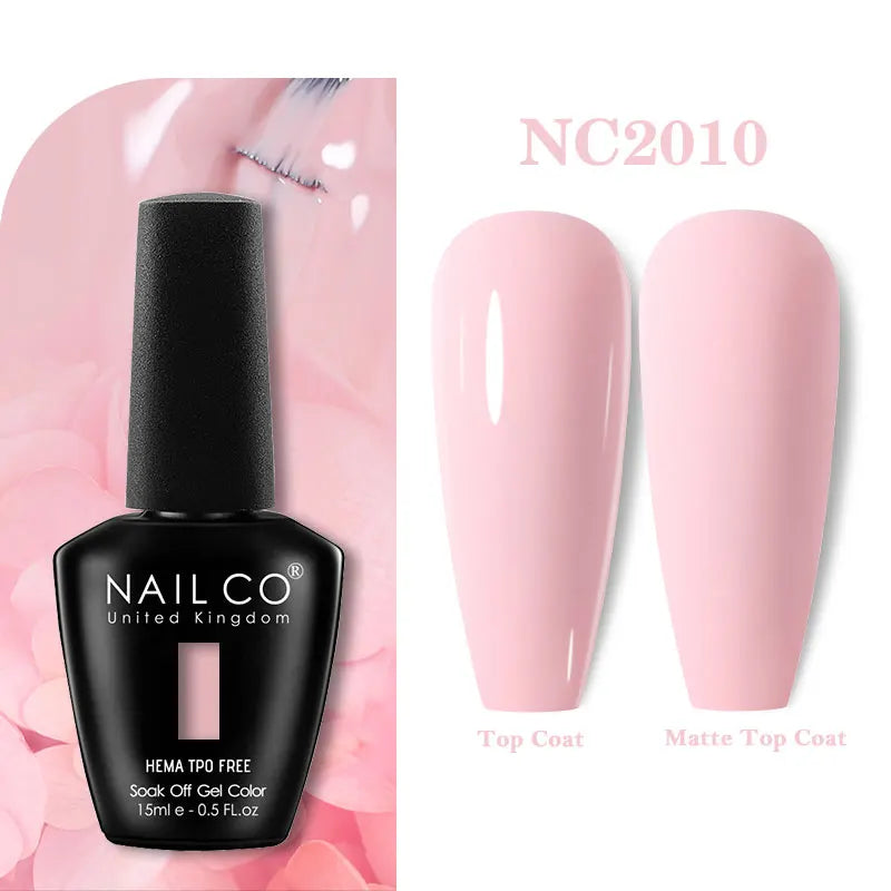 NAILCO Green Series Dark Gel Nail Polish Lasting Hybrid Base Matte