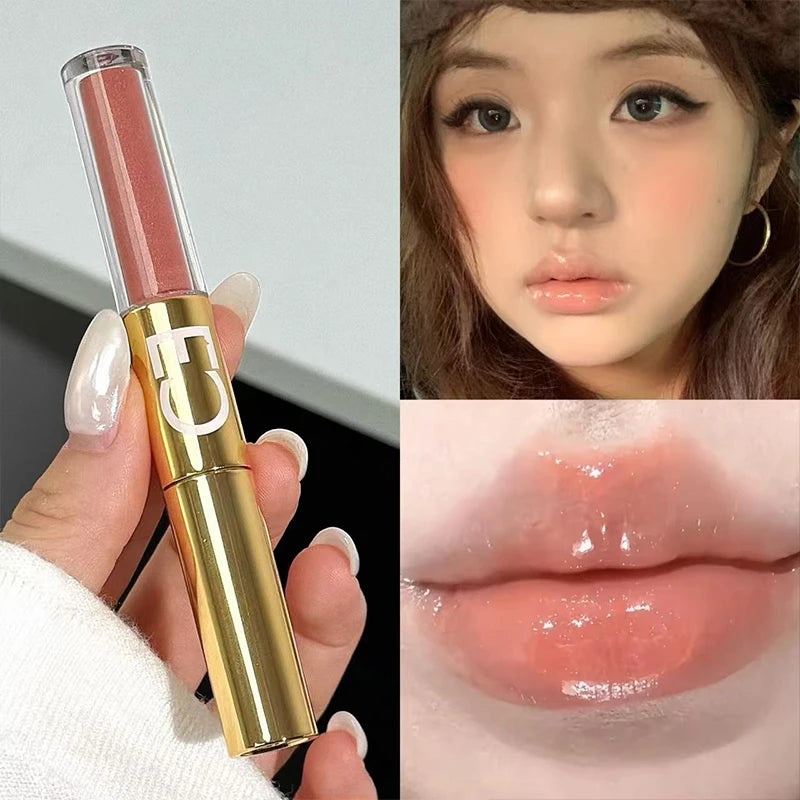 CACE Double End Lip Glaze Full Gloss Mirror Matte Velvet Long Term Qme
