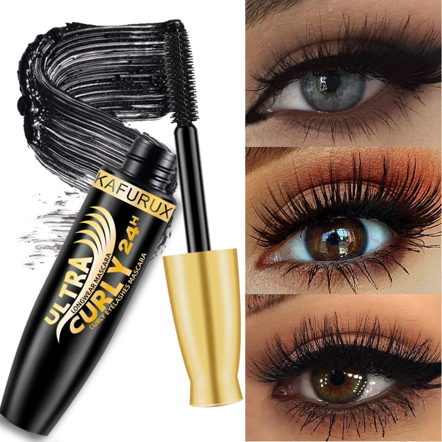 Mascara Lengthening Black Lash Eyelash Extension Eye Lashes Brush Qme