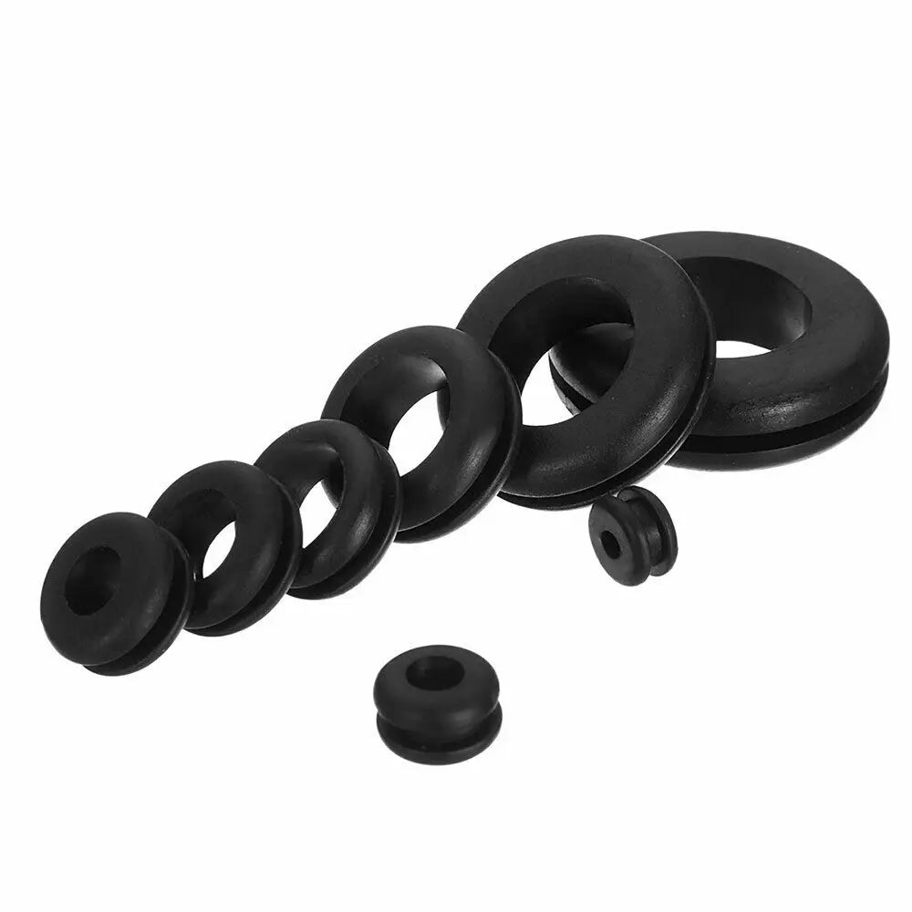 Wire crimping type sleeves, rings, open and closed kits, for sealing electrical conductors of wires, plugs and cables. Qme