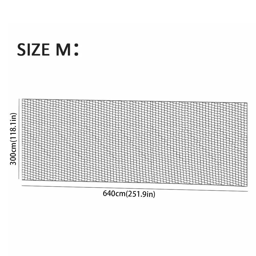 Black Soccer Backstop Net, Sports Practice Barrier Net,Solid Golf Ball Hitting Netting ,Garden Net Balcony Protection Safe Net Qme M