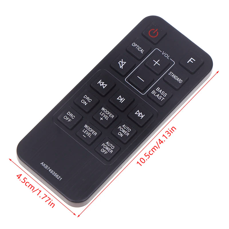 Soundbar Remote Control AKB74935621 SJ2 Mini COV33552424 Qme